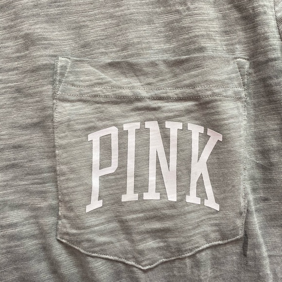 Pink Victoria Secret Grey T-shirt - Picture 3 of 6